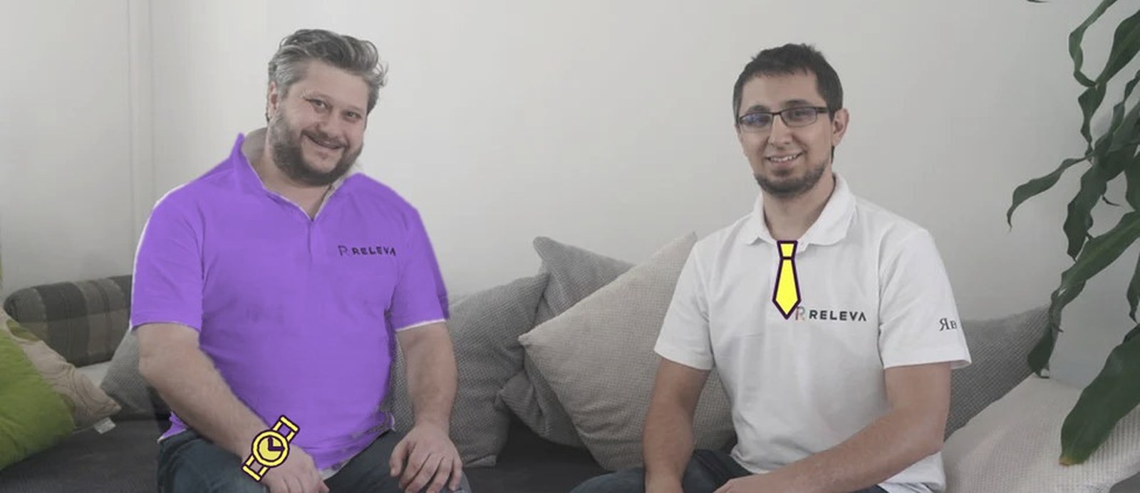Georgi Georgiev and Yavor Stoychev, the founders of Releva